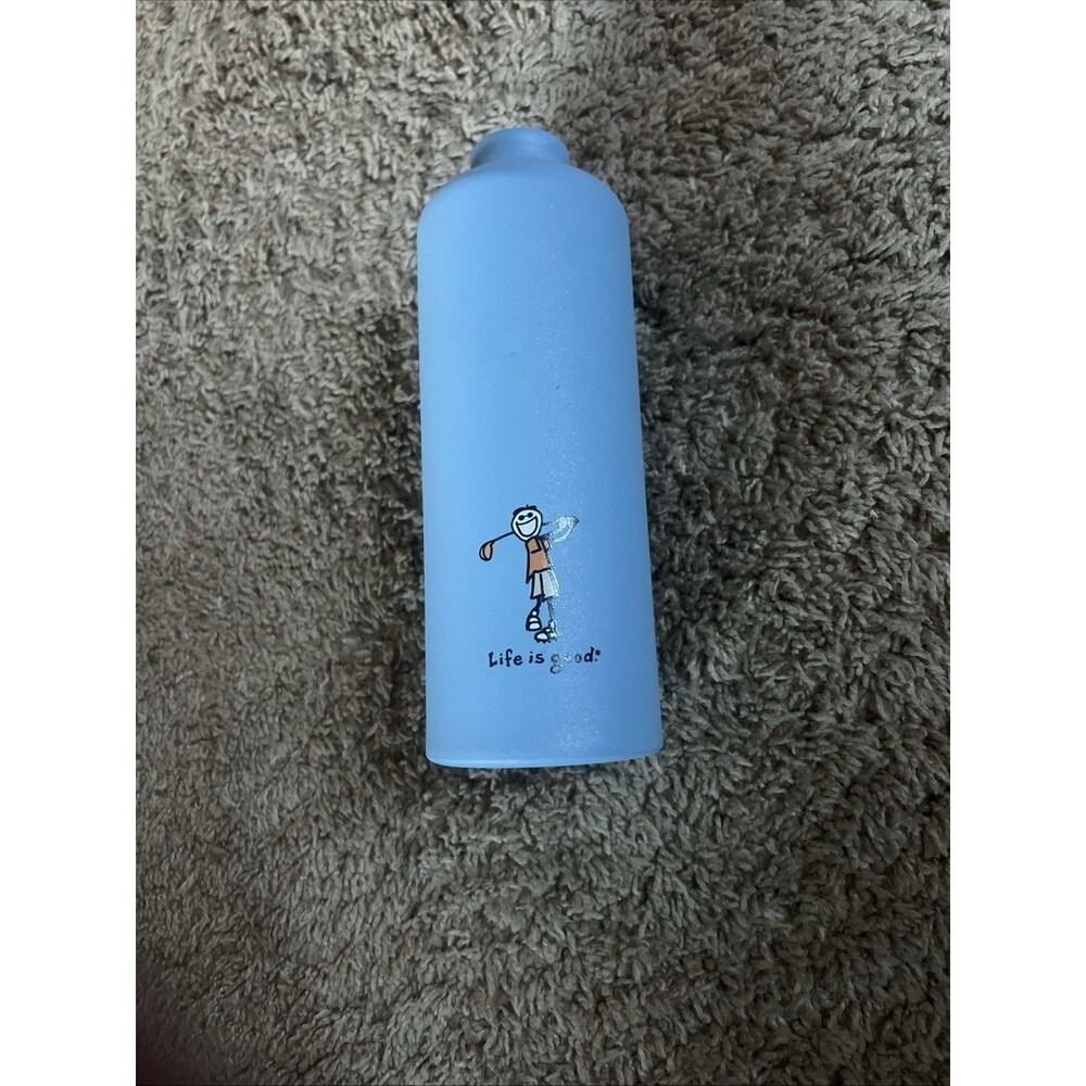 LIFE IS GOOD 32 oz WIDE STAINLESS STEEL WATER BOTTLE Vintage Jake